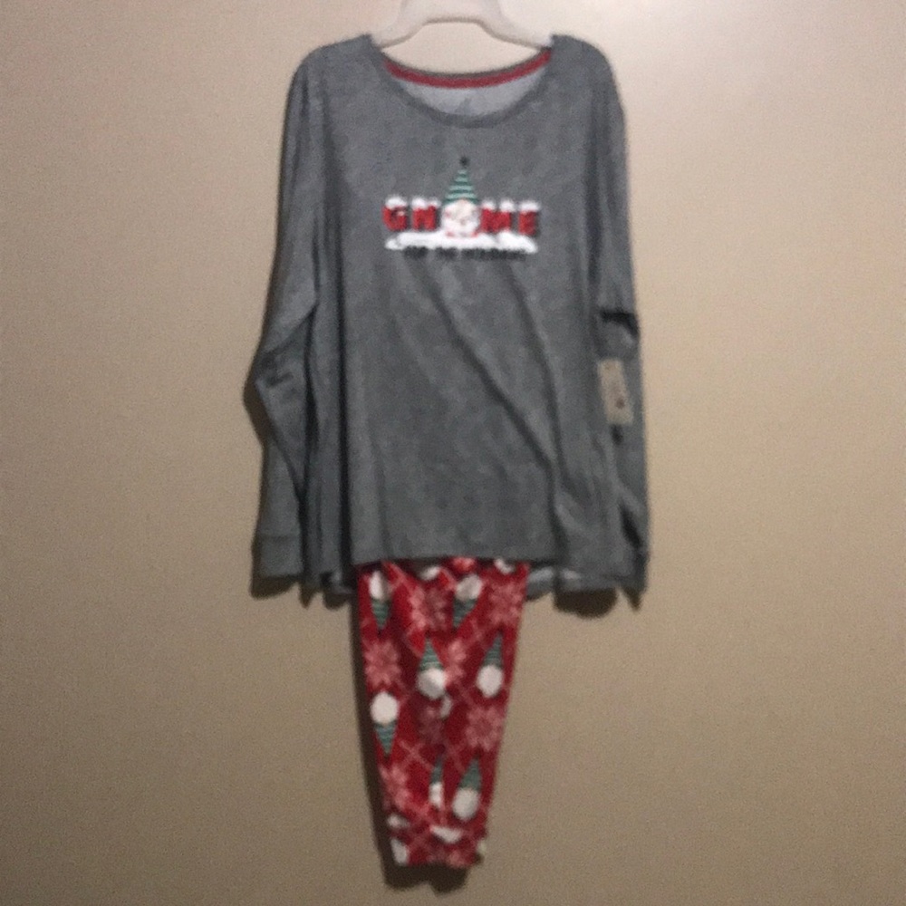 Gnome for the Holidays 2 PC Pajama Set NWT XL
